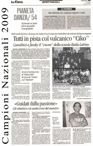 Scarica l'articolo de "La Citt�"