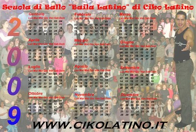 Scarica il Calendario "Baila Latino" 2009