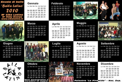 Calendario Baila Latino 2010 by Ciko Latino