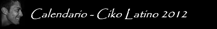 Calendario - Ciko Latino 2012