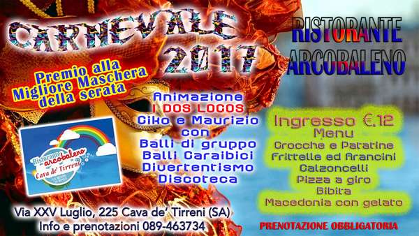 Carnevale all'Arcobaleno con I Dos Locos Carnevale all'Arcobaleno con I Dos Locos
