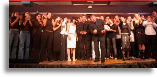 L'Equipe che festeggia